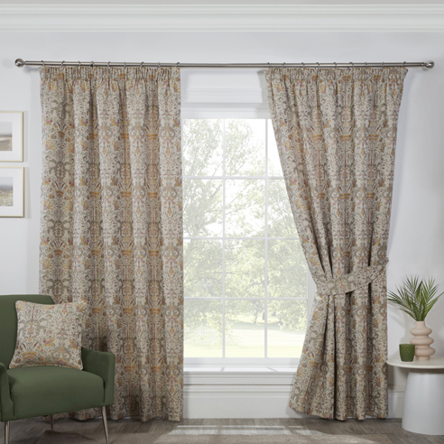 Kyoto Pencil Pleat, Natural - Ready Made Curtains - Image 3